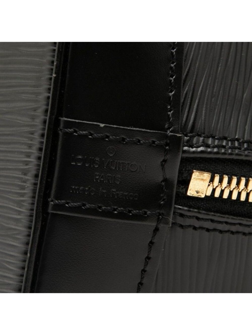 Louis Vuitton Epi Alma PM Handbag Noir Black Leather - Picture 5 of 13